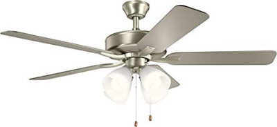 Kichler 52in. Basics Pro Premier Fan Brushed Nickel 330016NIS