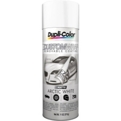 SHERWIN WILLIAMS DUPCWRC798 Custom Wrap Removable Coating - 11 oz. Aerosol, Matte Arctic White