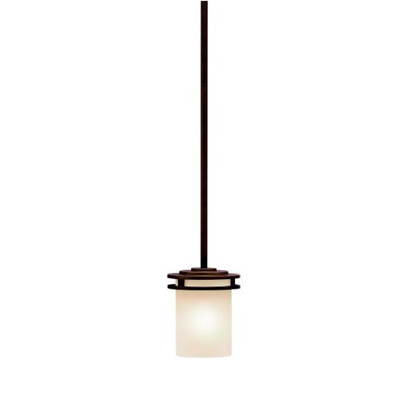 KICHLER 3475OZ Lighting 1-Light Hendrik Incandescent Mini Pendant, Old Bronze