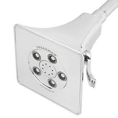 SPEAKMAN SS3018  Rainier Anystream High Pressure Adjustable Shower Head, Polished Chrome