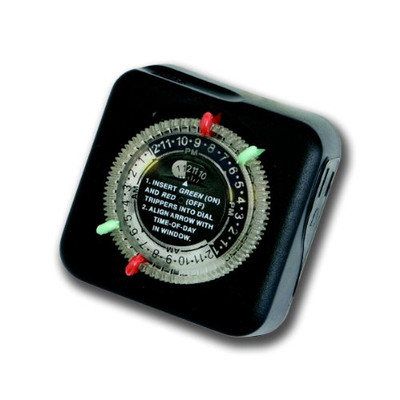 KICHLER 15557BK  Landscape Accessory Outdoor Enclosure Timer in Black