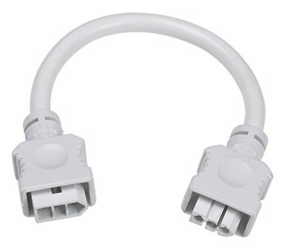 KICHLER 10571WH Lighting 9-Inch Modular Xenon Undercab Interconnect Cable, White Finish by Lighting