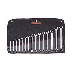 Wright Tool Company WRI952 15pc 12pt. Metric Full Polished Comb Wrench Set