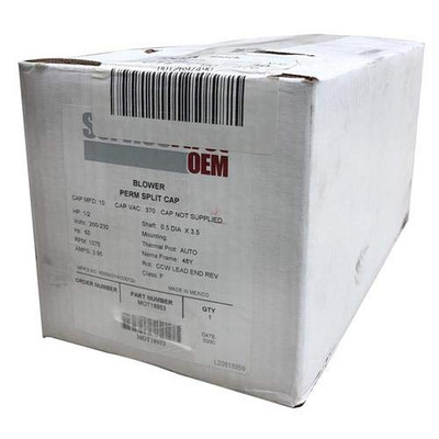 Trane MOT18953 1/2HP,200-230V,48 FRAME,MOTOR