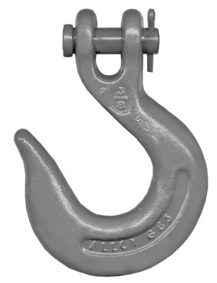 CM COLUMBUS MCKINNON 490-M908A 1/2 GRADE 63 ALLOY CLEVIS SLIP HOOK