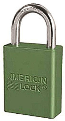 AMERICAN LOCK 045-A1105GRN GREEN SAFETY LOCK-OUT COLOR CODED SUCUR