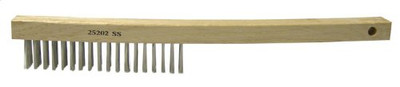 WEILER 804-25202 ECONOMY HAND WIRE SCRATCH BRUSH .012SS ECH-48SS