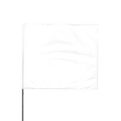 PRESCO 764-4521W 4X5X21 WIRE WHITE STAKE FLAG