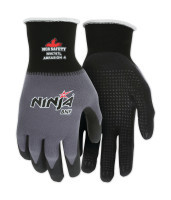 MEMPHIS GLOVE 127-N96797L NINJA BNF 15 GA NYLON/SPDX SHELL  BNF PALM- DOTS