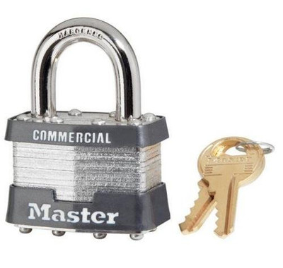 MASTERLOCK 470-1KA-2438 4 PIN TUMBLER LAMINATEDPADLOCK KEY