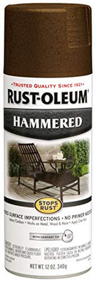 RUST-OLEUM 647-210880 HAMMERED METAL FINISH BROWN
