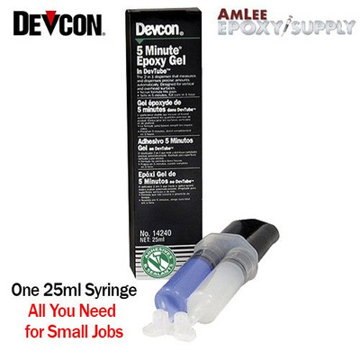DEVCON 230-14240 1-OZ DEV-TUBE 5-MINUTEEPOXY GEL