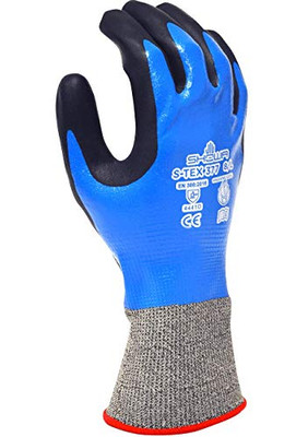 SHOWA 845-S-TEX377L-08 FULL FOAM PALM NITRILE CUT REISITANT A4 LARGE