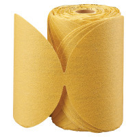 CARBORUNDUM 481-05539510554 GOLD ALUMOX DRI-LUBE PAPER 5X0 LNK DSC RL P100