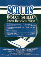 SCRUBS 253-91401 INSECT SHEILD INSECT REPELLANT TOWEL 1/PACKAGE