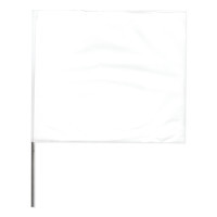 PRESCO 764-4524W 4X5X24 WIRE WHITE STAKE FLAG