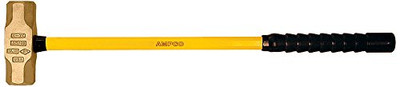 AMPCO SAFETY TOOLS 065-H-70FG 5 LB. HAMMER- SLEDGE W/FBG HANDLE