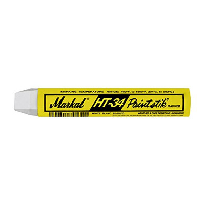 MARKAL 434-84710 HT-34 KINGSIZE WHITE HI-TEMP PAINT MARKE