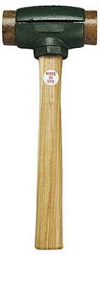 GARLAND MFG 311-31001 SIZE 1 SPLIT-HEAD RAWHIDE HAMMER