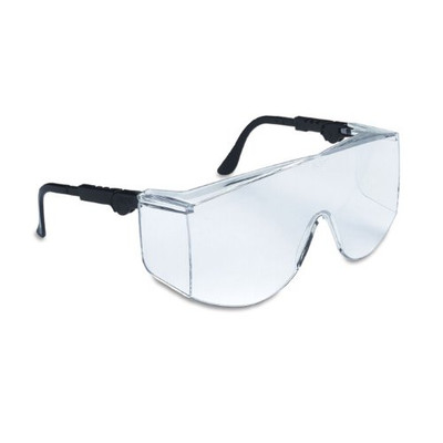 CREWS 135-TC110XL TACOMA XL BLACK TEMPLE CLEAR LENS SAFETY SPEC