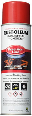 RUST-OLEUM 647-203038 17-OZ. INDUSTRIAL SAFETYRED WATER BASED