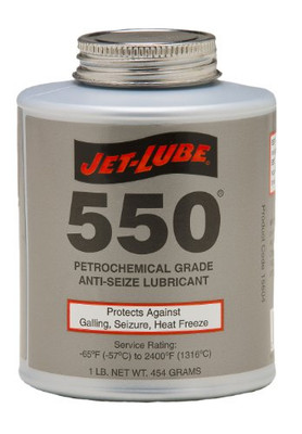 JET-LUBE 399-15502 550 8OZ BTC MOLYBDENNUMDISULFIDE ANTI-SEIZE