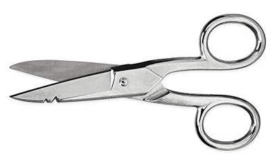 WISS 186-175E5V 58218 5 ELECTRICIANS SCISSORS CARDED