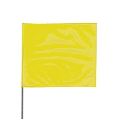 PRESCO 764-4521Y 4X5X21 YELLOW WIRE STAKE FLAG
