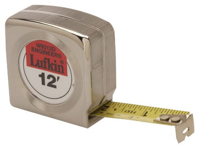 LUFKIN 182-W9312D 45879 3/4X12 MEZURALLTAPE RULE