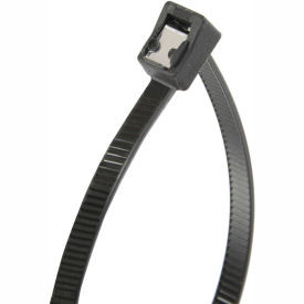 Gardner Bender 46-311UVBSC 11 Self-Cutting Cable Ties, Black, 50lb, 50/pk, 3 Max Dia, Twist Tail