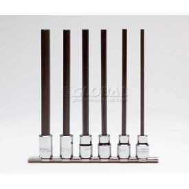 Proto B332365 Proto 3/8-Inch Drive Metric Extra Long Hex Bit Set, 6-Piece