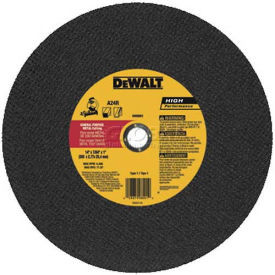 DeWalt B1036855 General Purpose Metal Cutting Wheel 14 DIA.7/64 Thick 24 Grit Aluminum Oxide