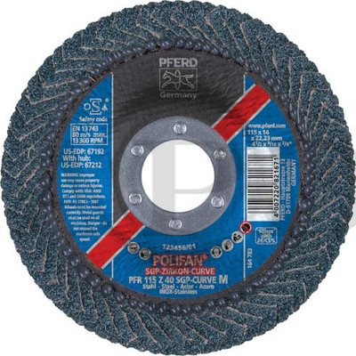 PFERD BRUSH 67192 4-1/2" x 7/8" POLIFA