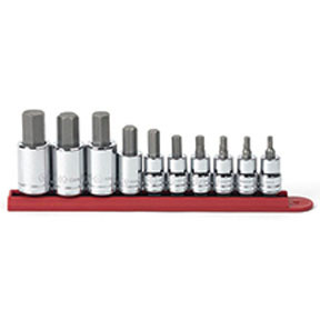 GearWrench KDT-80579 10PC 3/8" 1/2"DR SAE HEX BIT
