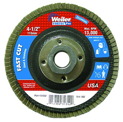 WEILER 804-31352 4-1/2 WOLVERINE ANGLED 80Z  5/8-11 UNC NUT