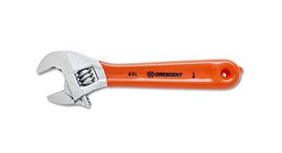 CRESCENT 181-AC24CVS ADJ WRENCH 4 CHROME CUSHION CARDED SENSORMATIC