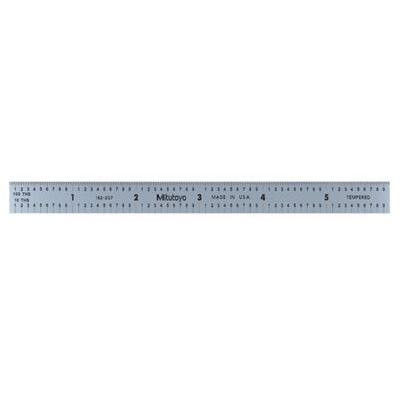 MITUTOYO 504-182-207 150MMX6 FULL FLEXIBLE STEEL RULE
