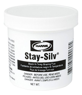 J.W. HARRIS 348-SSBF5 HA STA-SILV BLACK 5# FLUX40052 EA=5 LB JAR
