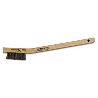 ANCHOR BRAND 102-30SS ANCHOR 3X7 SS BRUS 3 INBRISTLES WOOD HDL