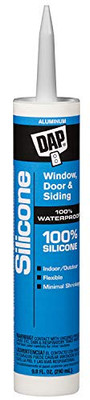 DAP 802-08643 100% SILIC SEAL.ALUMINUM10.1 FL. OZ.