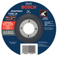 ROTOZIP 114-TCW1S450 4-1/2X.040X7/ 8 TP1 THINCUTTING DISC (BX/25)