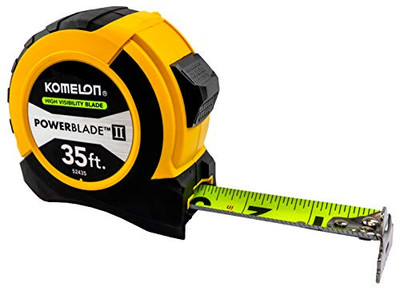 Komelon 416-52435 35 ABS POWERBLADE II WIDE BLADE TAPE MEASURE