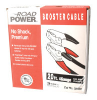 SOUTHWIRE 172-08760 20 500AMP 4GA. BLACK BOOSTER CABLE W/ HD PARRO