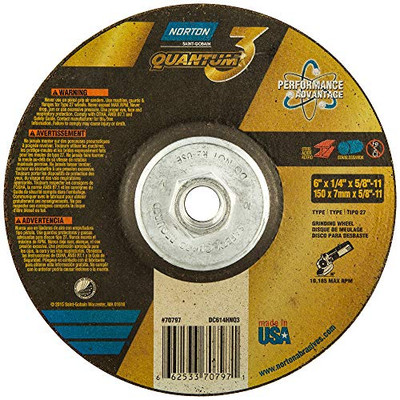 NORTON 547-66253370797 SG20Q-6X1/4X5/8-11-T27NOR-QUANTUM3