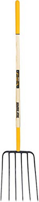 TRUE TEMPER 027-1838200 6-TINE PROMOTIONAL MANURE FORK BENT PATTER