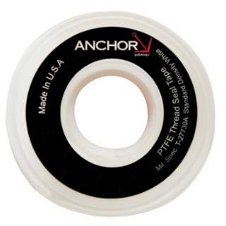 ANCHOR BRAND 102-1/2X610PTFE 1/2 X 610 THREAD SEAL TAPE