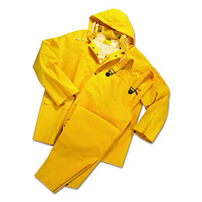 ANCHOR BRAND 101-9000-L ANCHOR 35 MIL 3 PIECE RAIN SUIT PVC/POLYESTER
