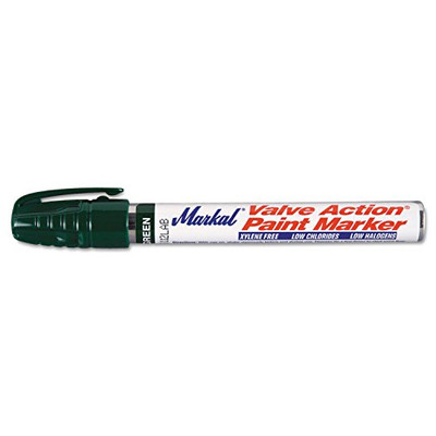MARKAL 434-96826 VALVE ACTION LIQUID PAINT MARKER  GREEN