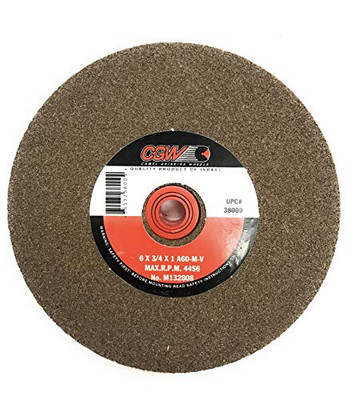 CGW Abrasive 421-38009 6X3/4X1 A60-M-V BENCH WHEEL 1 PK