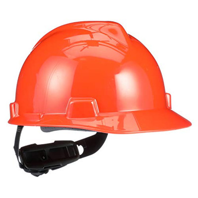 MSA 454-475361 ORANGE V-GARD SLOTTED HARD CAP